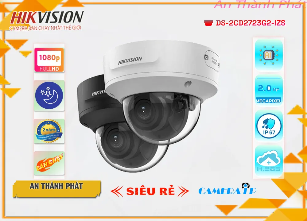 Camera Hikvision DS-2CD2723G2-IZS,thông số DS-2CD2723G2-IZS,DS 2CD2723G2 IZS,Chất Lượng