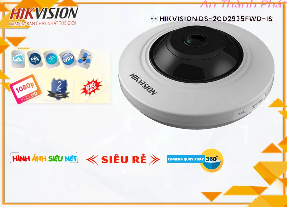 Camera Mắt Cá Hikvision DS-2CD2935FWD-IS,Giá DS-2CD2935FWD-IS,phân phối DS-2CD2935FWD-IS,DS-2CD2935FWD-ISBán Giá Rẻ,Giá