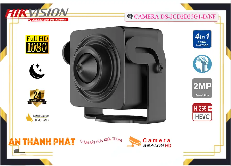 DS-2CD2D25G1-D/NF sắc nét Hikvision DS-2CD2D25G1-D/NF sắc nét Hikvision