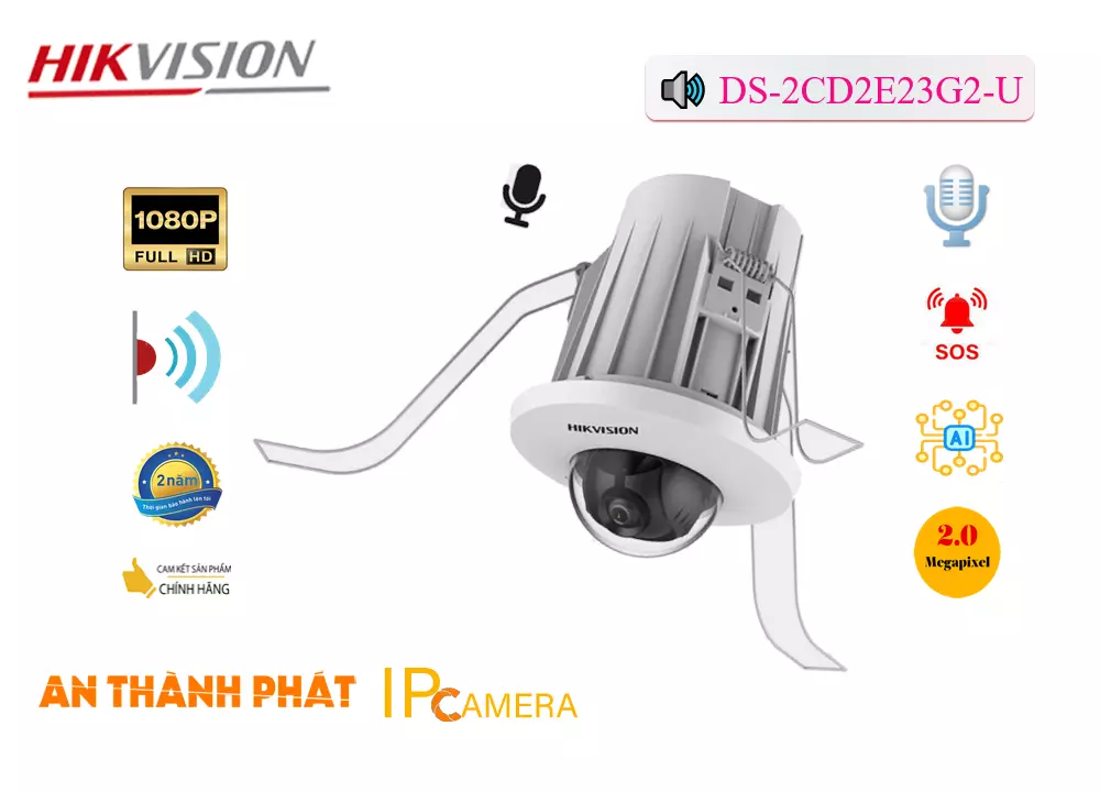 Camera Hikvision DS-2CD2E23G2-U,DS-2CD2E23G2-U Giá Khuyến Mãi,DS-2CD2E23G2-U Giá rẻ,DS-2CD2E23G2-U Công Nghệ Mới,Địa