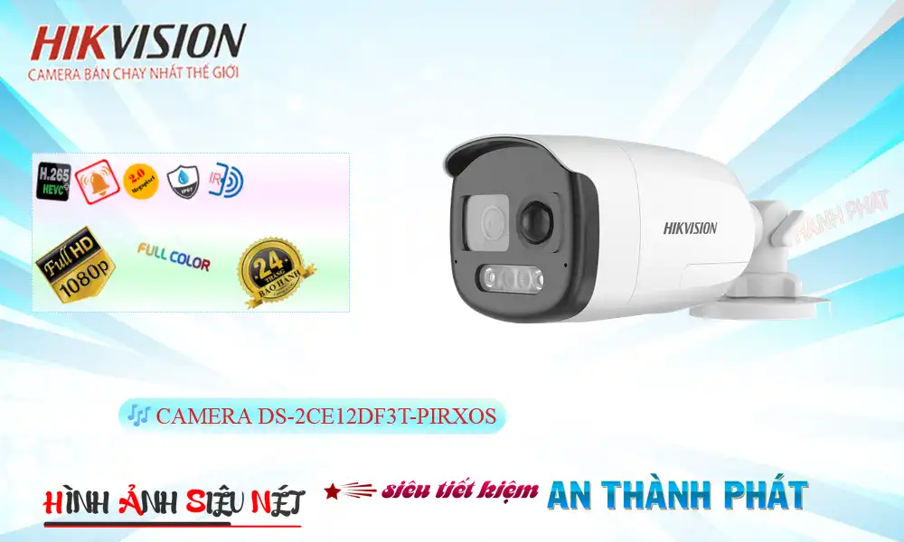 DS-2CE12DF3T-PIRXOS sắc nét Hikvision ➠