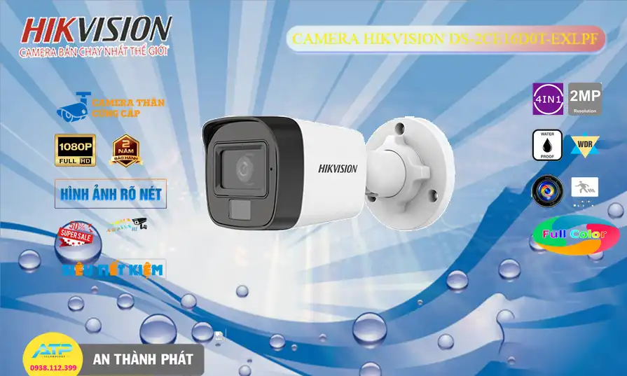 DS-2CE16D0T-EXLPF Camera  Hikvision Giá rẻ