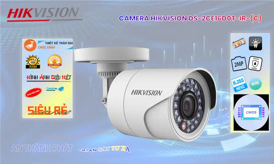 Camera  Hikvision DS-2CE16D0T-IR(C)