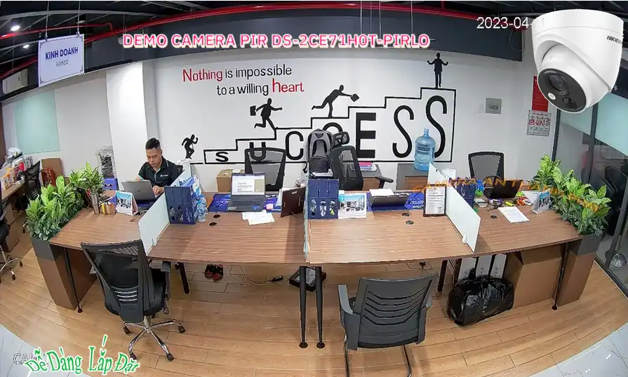 ➠  DS-2CE71H0T-PIRLO sắc nét Hikvision