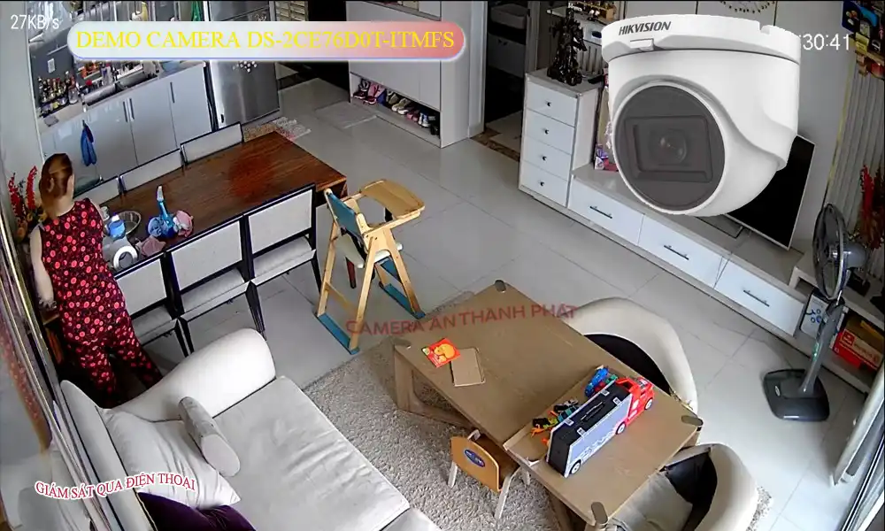 DS-2CE76D0T-ITMFS sắc nét Hikvision