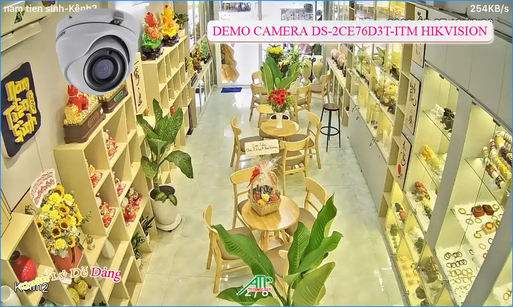 DS-2CE76D3T-ITM sắc nét Hikvision