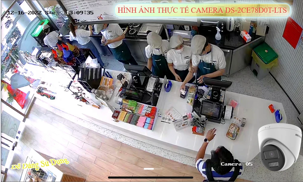 DS-2CE78D0T-LTS HD Anlog Chức năng chuyên dụng Tích hợp Mic và Loa , hỗ trợ đàm thoại 2 chiều Camera Giám Sát Đang giảm giá