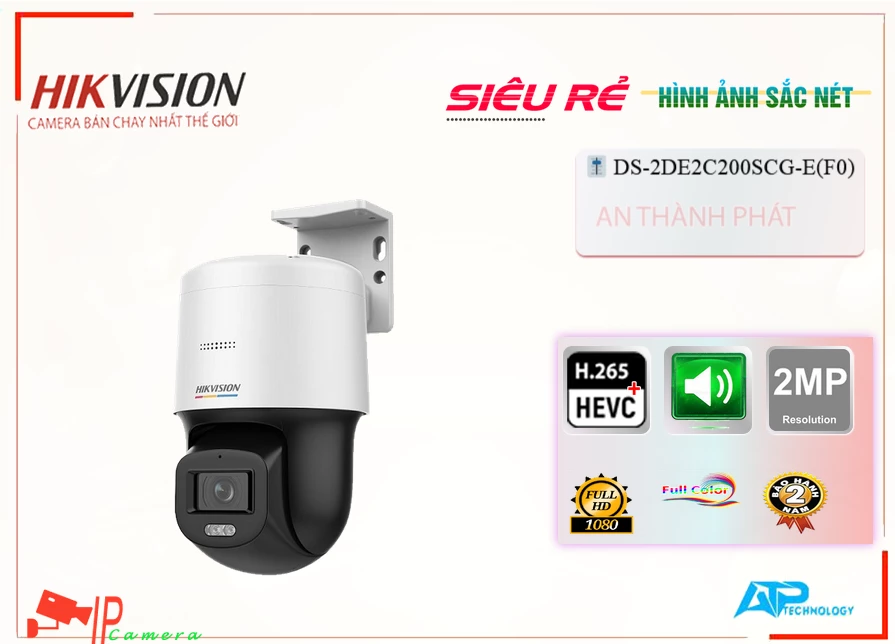 Camera Hikvision DS-2DE2C200SCG-E(F0),Giá DS-2DE2C200SCG-E(F0),DS-2DE2C200SCG-E(F0) Giá Khuyến Mãi,bán