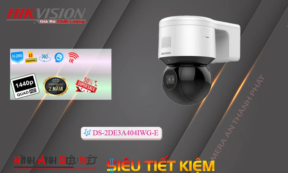 DS-2DE3A404IWG-E sắc nét Hikvision ➠