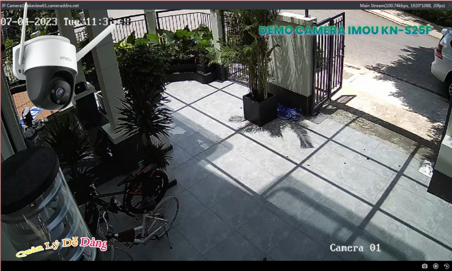 KN-S25F sắc nét Wifi KBone