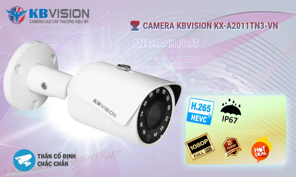 điểm nổi bật camera IP Kbvision KX-A2011TN3-VN