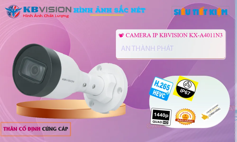 Đặc điểm camera IP Kbvision KX-A4011N3