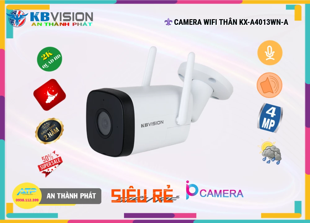Camera  KBvision Công Nghệ Mới KX-A4013WN-A