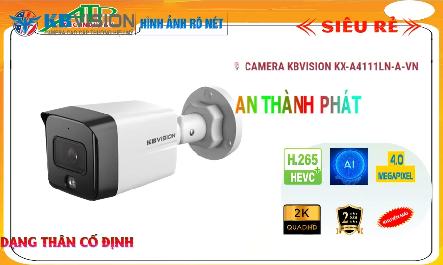 Camera KX-A4111LN-A-VN KBvision Thiết kế Đẹp ⤿ Camera KX-A4111LN-A-VN KBvision Thiết kế Đẹp ⤿