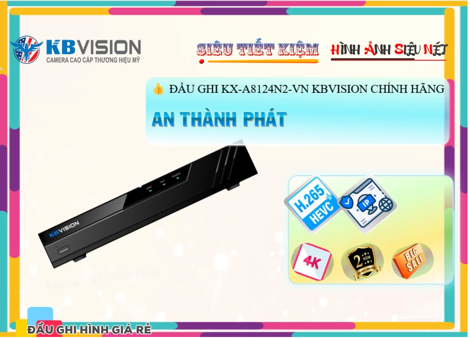 Đầu Ghi KBvision KX-A8124N2-VN,KX-A8124N2-VN Giá rẻ,KX-A8124N2-VN Giá Thấp Nhất,Chất Lượng KX-A8124N2-VN,KX-A8124N2-VN