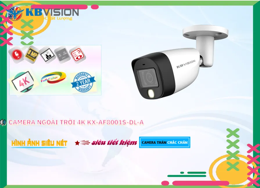 KX-AF8001S-DL-A Camera Thiết kế Đẹp KBvision ✲ KX-AF8001S-DL-A Camera Thiết kế Đẹp KBvision ✲