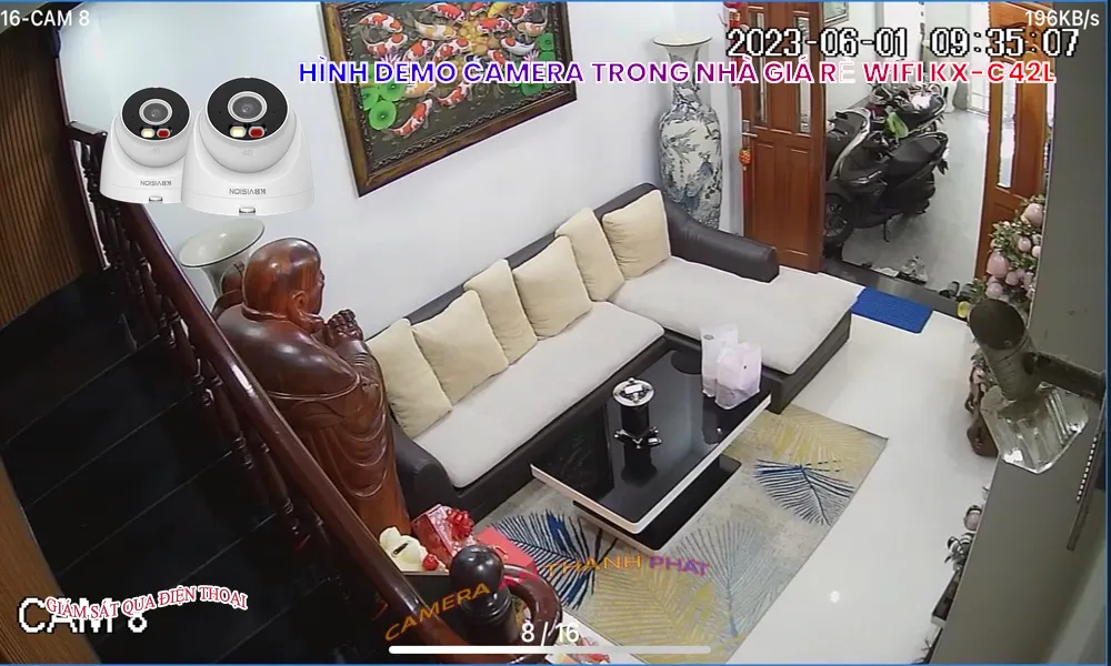 Camera Wifi trang bị đặt biệt Báo động qua điện thoại khi có chuyển động KBvision KX-C42L Mẫu Đẹp Camera Wifi trang bị đặt biệt Báo động qua điện thoại khi có chuyển động KBvision KX-C42L Mẫu Đẹp