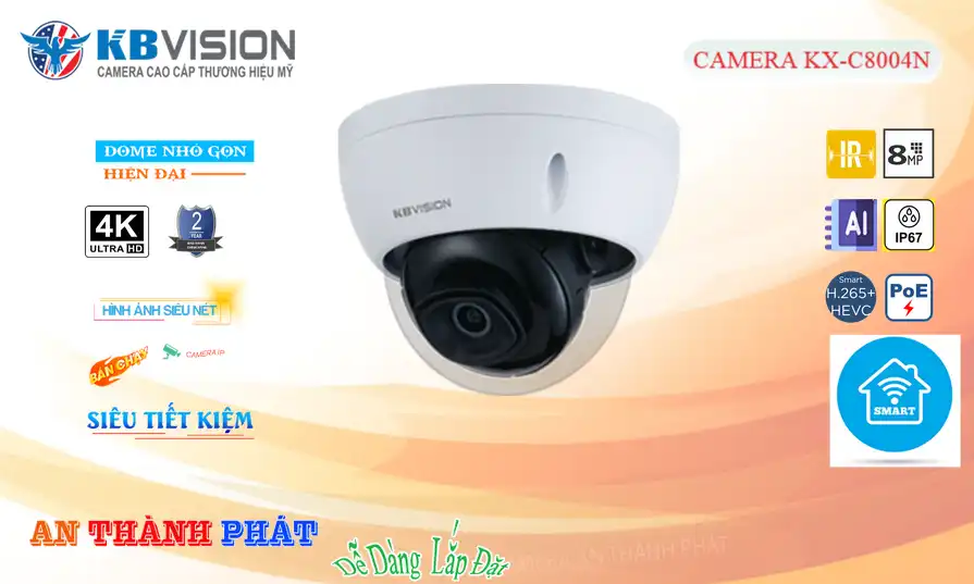 KX-C8004N sắc nét KBvision ➠