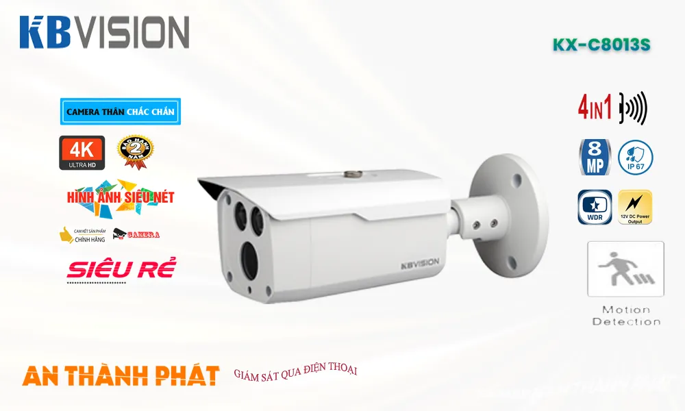 KX-C8013S sắc nét KBvision KX-C8013S sắc nét KBvision