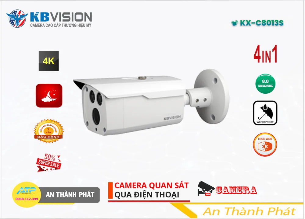 KX-C8013S sắc nét KBvision KX-C8013S sắc nét KBvision