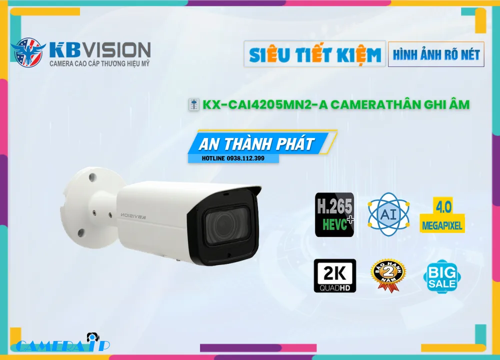Camera Kbvision KX-CAi4205MN2-A,KX-CAi4205MN2-A Giá Khuyến Mãi,KX-CAi4205MN2-A Giá rẻ,KX-CAi4205MN2-A Công Nghệ Mới,Địa