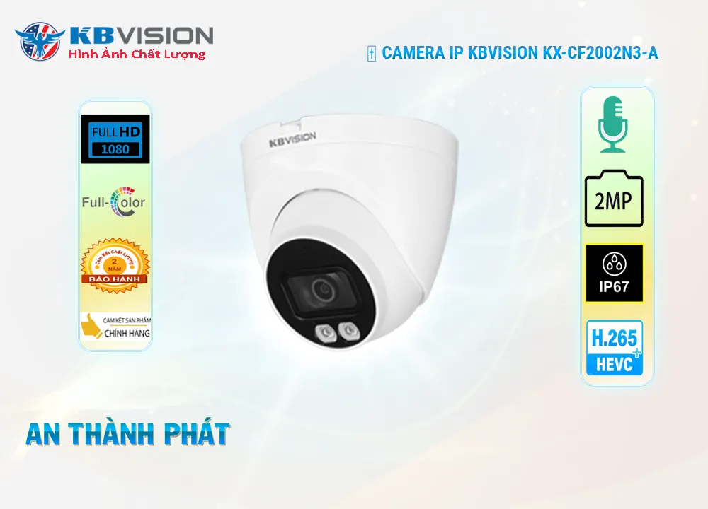 giới thiệu camera IP Kbvision KX-CF2002N3-A