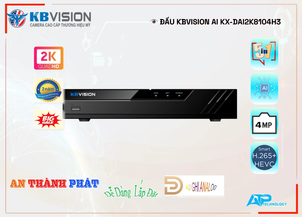 Camera KBvision KX-DAi2K8104H3,Giá KX-DAi2K8104H3,KX-DAi2K8104H3 Giá Khuyến Mãi,bán KX-DAi2K8104H3,KX-DAi2K8104H3 Công