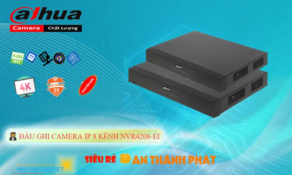 NVR4208-EI Thiết Bị Ghi Hình 8 Kênh NVR4208-EI Thiết Bị Ghi Hình 8 Kênh