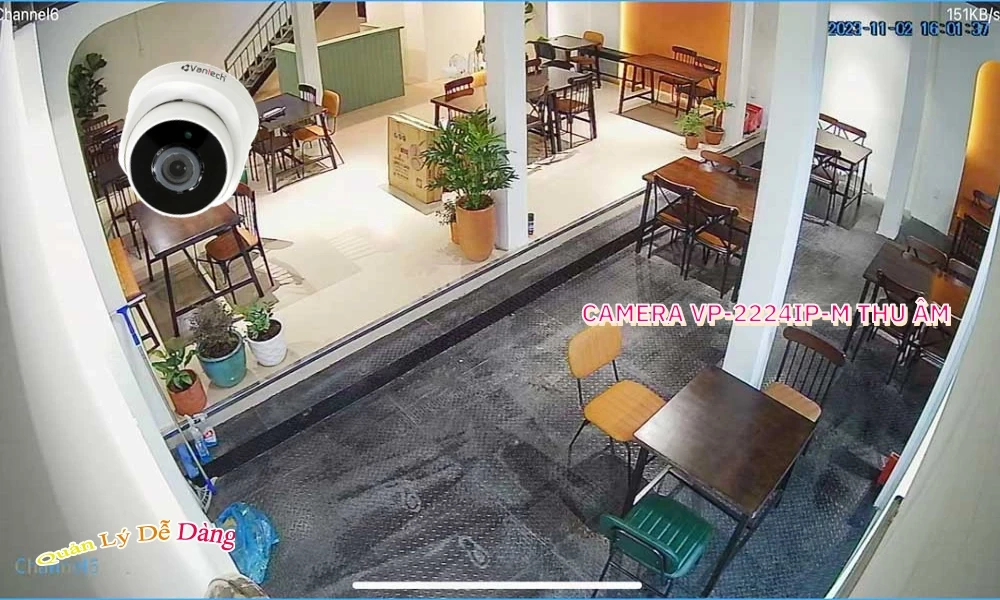 ✲  Camera IP POE VanTech VP-2224IP-M Mẫu Đẹp