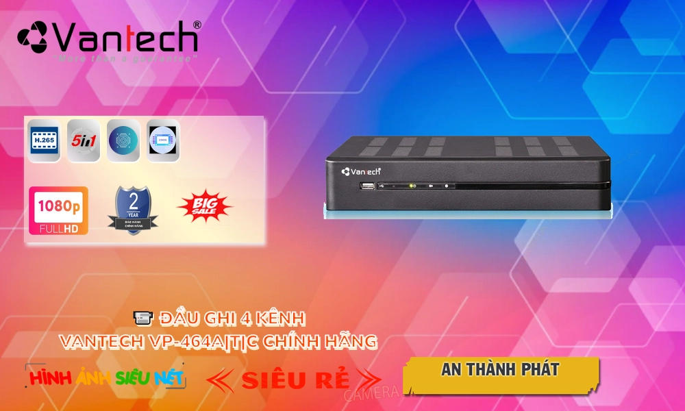 VP-464A|T|C Đầu Ghi VanTech