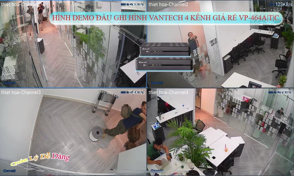 VP-464A|T|C Đầu Ghi VanTech