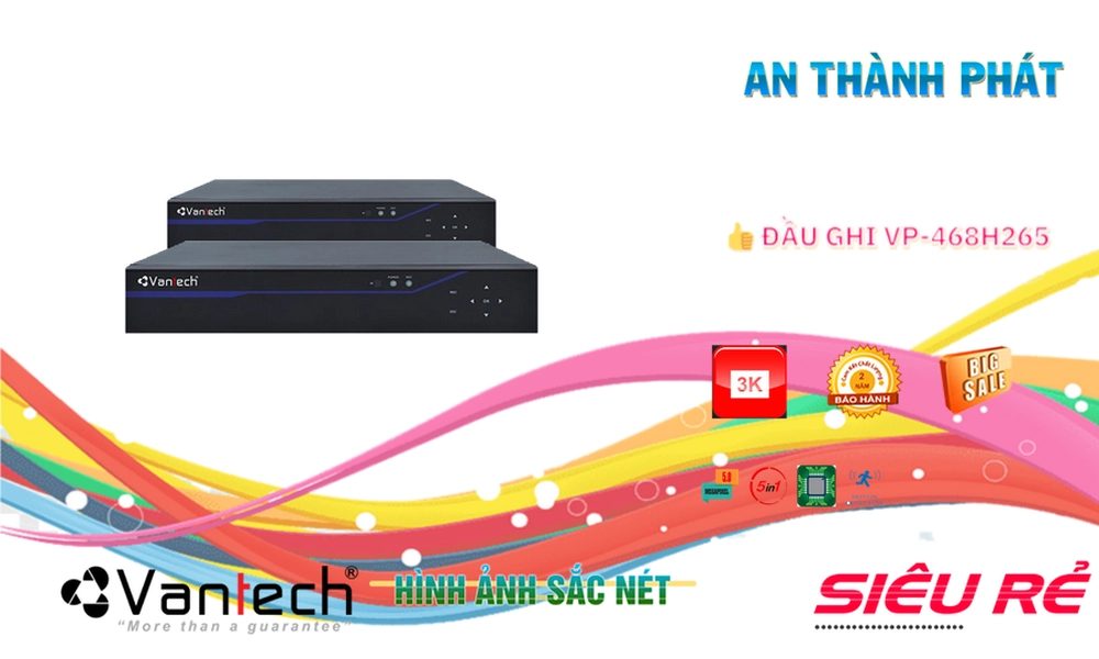Đầu Ghi VanTech Giá tốt VP-468H265