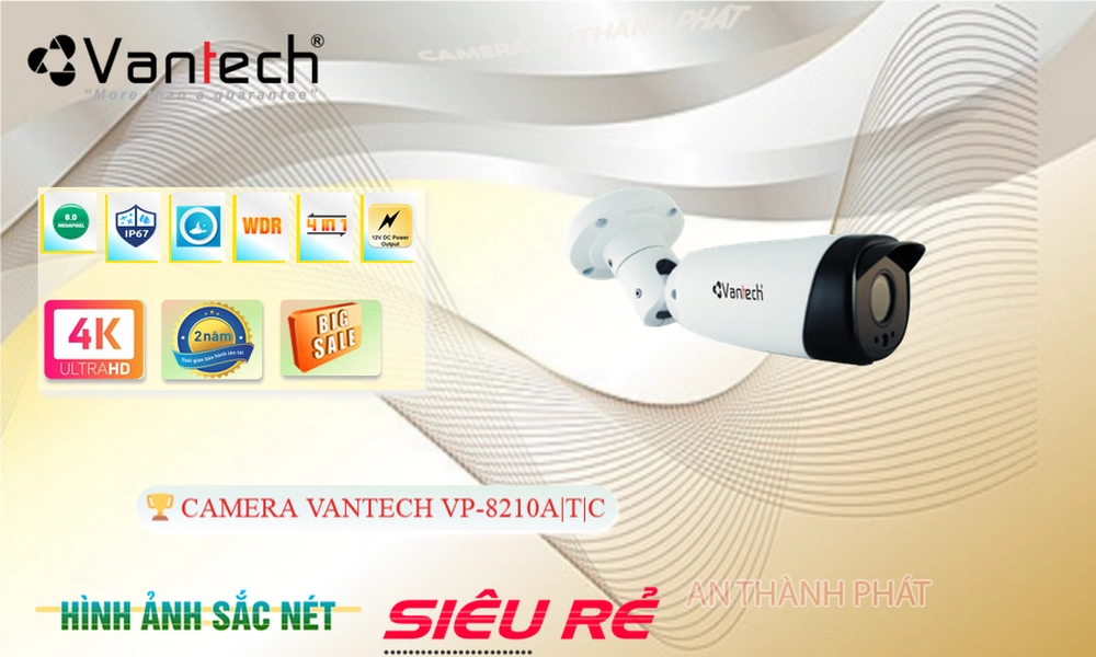 ✓ Camera An Ninh VanTech VP-8210A|T|C Giá tốt
