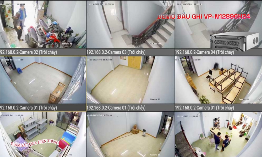 VP-N12896H24 Đầu ghi Camera VanTech Giá tốt