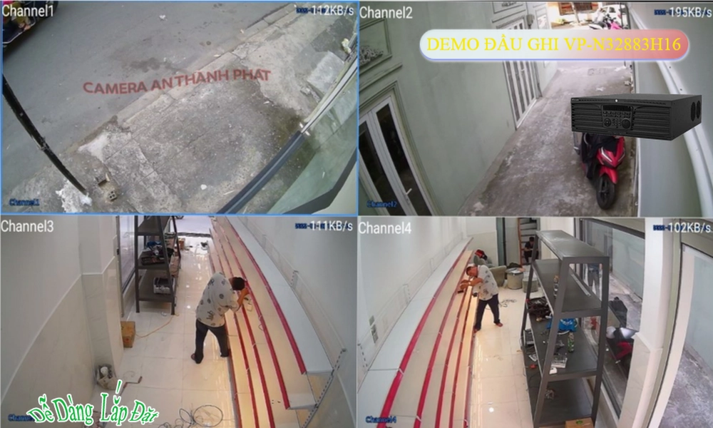 Đầu ghi VanTech VP-N32883H16 Tiết Kiệm Đầu ghi VanTech VP-N32883H16 Tiết Kiệm