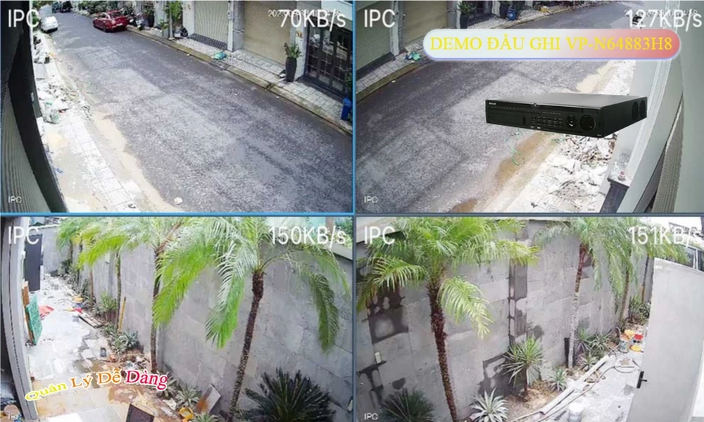 Đầu Ghi VanTech Với giá cạnh tranh VP-N64883H8