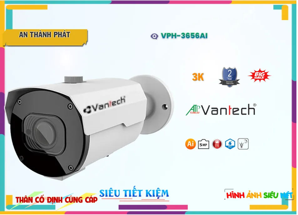 VPH-3656AI  VanTech Sắt Nét
