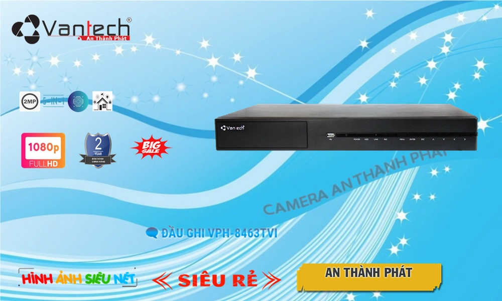 VPH-8463TVI Đầu Ghi Hình Đang giảm giá