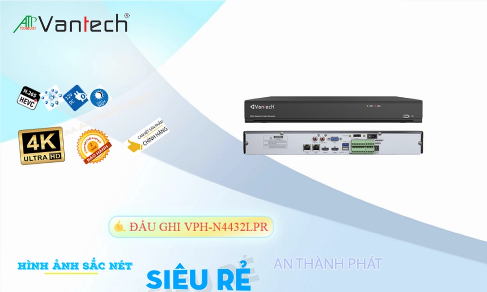 VPH-N4432LPR Đầu ghi Camera VanTech Giá tốt