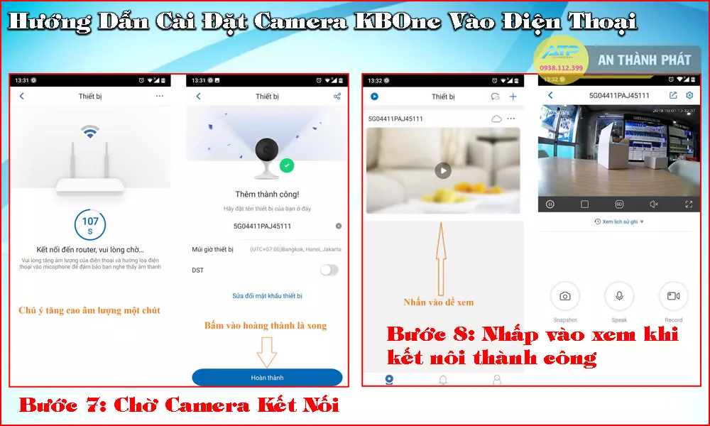 Hướng Dẫn Cài Đặt Camera Kbone Ip Wifi Của Kbvision