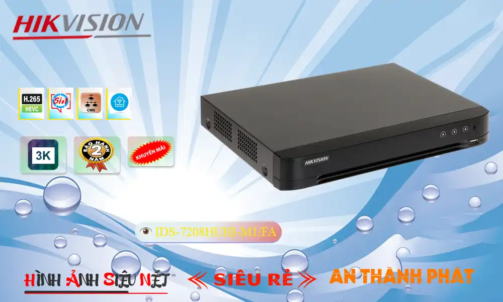 iDS-7208HUHI-M1/FA sắc nét Hikvision iDS-7208HUHI-M1/FA sắc nét Hikvision