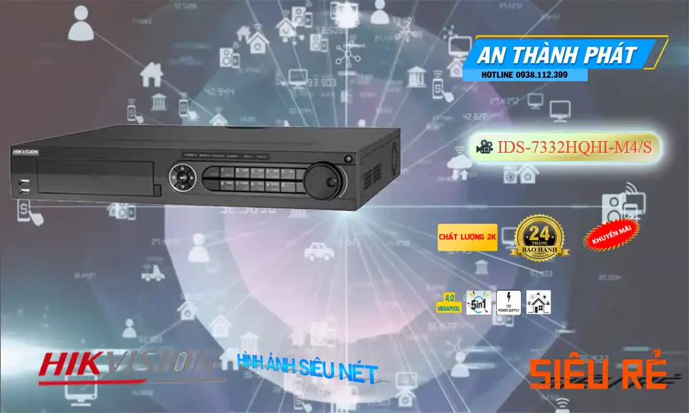 iDS-7332HQHI-M4/S sắc nét Hikvision iDS-7332HQHI-M4/S sắc nét Hikvision