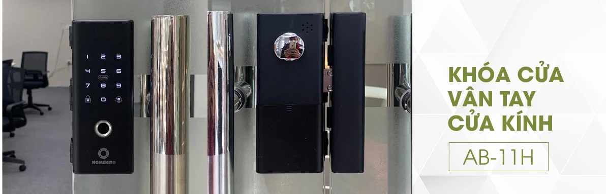 Lắp Khóa từ dùng Cửa Kính Giá Rẻ